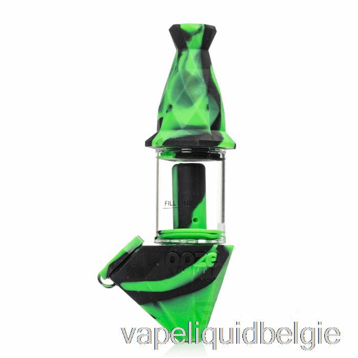 Vape Smaken Ooze Bectar Siliconen Bubbler Kameleon (zwart / Groen)